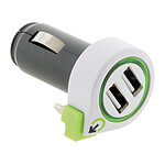 Q2POWER-Chargeur de voiture avec câble et prise Micro-USB + 2 USB - Q2 Power