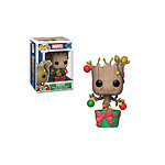 Marvel Comics - Figurine POP! Bobble Head Groot (Lights & Ornaments) 9 cm