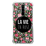 Evetane Coque Xiaomi Redmi Note 8 Pro anti-choc souple angles renforcés transparente Motif La Vie en Rose