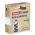TESA Film ruban adhésif ECO & CRYSTAL, 19 mm x 33 m