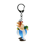 Asterix - Porte-clés Obelix avec des fleurs 13 cm