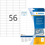 HERMA Paquet de 1400 étiquettes SuperPrint, 52,5x21, détachables, blanches, sur 25 feuilles A4
