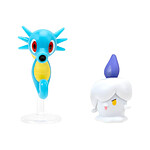 Pokémon - Pack 2 figurines Battle Figure First Partner Set Funécire, Hypotrempe 5 cm