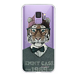 Evetane Coque Samsung Galaxy S9 360 intégrale transparente Motif Tigre Fashion Tendance