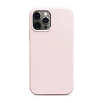 Evetane Coque iPhone 13 Pro Max Silicone liquide Rose Housse Anti-Chocs Souple Toucher Doux