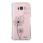 Evetane Coque Samsung Galaxy S8 Plus anti-choc souple angles renforcés transparente Motif Pissenlit