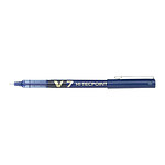 PILOT Stylo roller Hi-Tecpoint V7 Encre liquide Pointe moyenne Bleu x 12