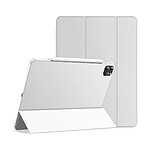 Evetane Étui Smart Cover iPad Pro 129 pouces (2018/2020/2021) Argent à Rabat avec Support