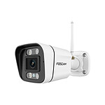 Foscam - Caméra Wifi extérieur avec spots et sirène - V5P Blanc
