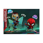 Spider-Man: Far From Home - Figurines Cosbaby (S) Mysterio's Iron Man Illusion & Spider-Man 10
