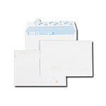 GPV Paquet de 50 enveloppes blanches C6 114x162 90 g précasées bande de protection x 20