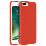 Forcell [marque_produit] Coque iPhone 7 Plus/iPhone 8 Plus Coque Soft Touch Silicone Gel Rouge