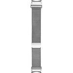 BigBen Connected Bracelet pour Galaxy Watch 4/4 Classic/5/5 Pro/6/6 Classic Milanais Acier Argent