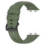 Avizar Bracelet pour Oppo Watch 3 Pro Silicone Soft-Touch Sange à Trous  Vert Foncé