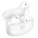 3mk Écouteurs Sans fil Bluetooth Réduction du Bruit ANC Intra auriculaires Blanc