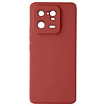 Avizar Coque pour Xiaomi 13 Pro Silicone Intérieur Microfibre Finition Mate  rouge