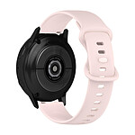 Avizar Bracelet pour Samsung Galaxy Watch Active 2 40mm Silicone Lisse Rose