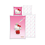 Hello Kitty - Parure de lit Hello Kitty-Super Style 135 x 200 cm / 80 x 80 cm