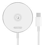 XO Chargeur sans induction 15W pour Téléphone QI Blanc