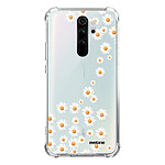 Evetane Coque Xiaomi Redmi Note 8 Pro anti-choc souple angles renforcés transparente Motif Marguerite