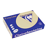 CLAIREFONTAINE Ramette 250 Feuilles Papier 120g A4 210x297 mm Certifié FSC CHAMOIS