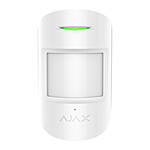 Ajax - Détecteur de mouvement sans fil compatible animaux MotionProtect Plus - Blanc - Ajax
