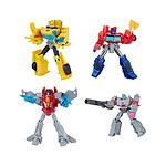 Transformers - Pack Transformers Buzzworthy Bumblebee 4 figurines Warriors 14 cm