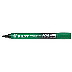 PILOT Marqueur Permanent SCA 100 Pte Ogive Fine / Moyenne Vert x 12