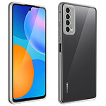 Avizar Coque Huawei P smart 2021 Souple et Film Verre Trempé Dureté 9H noir