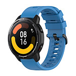 Avizar Bracelet pour Xiaomi Watch S1 Active / Watch Color 2 Souple Bleu