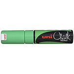 UNI-BALL Marqueur craie Pte biseautée large CHALK Marker PWE8K 8mm Vert Fluo