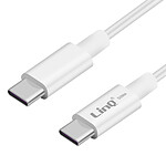 LinQ Câble USB C vers USB C 100W Power Delivery Charge et Synchro, Longueur 65cm