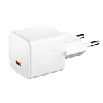 Swissten Chargeur Secteur USB-C avec Technologie GaN Power Delivery 33W  Blanc