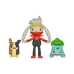 Pokémon - Pack 3 figurines Battle Figure Set Morpeko, Bulbizarre 1, Lapyro 5 cm