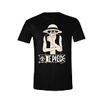 One Piece - T-Shirt Logo Luffy Pose - Taille S