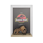 Jurassic Park -  Movie Poster et figurine POP! Tyrannosaurus Rex & Velociraptor 9 cm