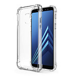 Evetane Coque Samsung Galaxy A8 2018 ANTI CHOCS silicone transparente Motif bords renforcés