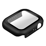 Avizar Coque pour Apple Watch Serie 7 (45mm) Rigide Ultra-fine Vitre de Protection Noir