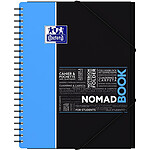 OXFORD Cahier Chemise Polypro Etudiant NomadBook A4+160 pages 90g ligné Coloris Aléatoire