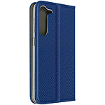 Avizar Étui pour Samsung Galaxy S23 Plus avec Clapet Porte carte Fonction Support  bleu