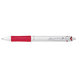 PILOT Stylo Bille Rétractable Grip ACROBALL PURE WHITE 1.0 Pointe Moyenne Rouge x 10