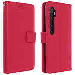 Avizar Housse Xiaomi Mi Note 10 Lite Étui Folio Porte-carte Fonction Support Vidéo rose