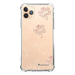 LaCoqueFrançaise Coque iPhone 11 Pro Max Silicone antichocs Solides coins renforcés  transparente Motif Fleurs Blanches