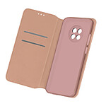 Avizar Housse Xiaomi Redmi Note 9T 5G Étui Folio Porte-carte Fonction Support Rose gold