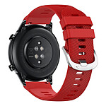 Avizar Bracelet pour Honor Magic Watch 2 46mm Silicone Texturé Rouge