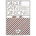 CANSON Bloc papier calque satin lisse, 90 g/m2, 50 feuilles