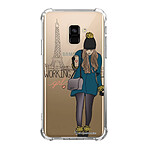 LaCoqueFrançaise Coque Samsung Galaxy A8 2018 anti-choc souple angles renforcés transparente Motif Working girl