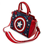 Marvel -  Sac à bandoulière Captain America 80th Anniversary Floral Shield by Loungefly
