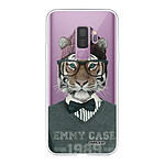 Evetane Coque Samsung Galaxy S9 Plus 360 intégrale transparente Motif Tigre Fashion Tendance