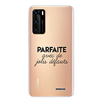 Evetane Coque Huawei P40 silicone transparente Motif Parfaite Avec De Jolis Défauts ultra resistant